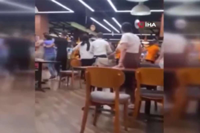 Köfteci Yusuf'ta 'masa silme' kavgası: Ortalık savaş alanına döndü