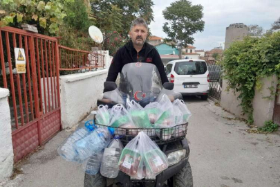 Bursa Mudanya'da Muhtar Şaş iyilik hareketini sürdürüyor