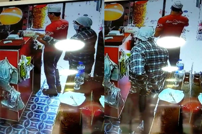 Önce çekmecedeki telefonu çaldı, ardından döner siparişi verdi