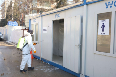 Bursa Büyükşehir'den deprem bölgesinde hijyen seferberliği