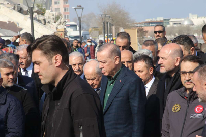 Cumhurbaşkanı Erdoğan ve MHP Lideri Bahçeli Hatay'da