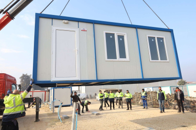 Bursa’nın konteyner kentinde kurulum başladı