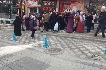 İndirim izdihamı, kapıları zor tuttular