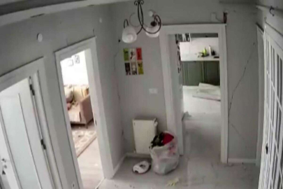 Malatya'da 5.6'lık deprem anı kamerada