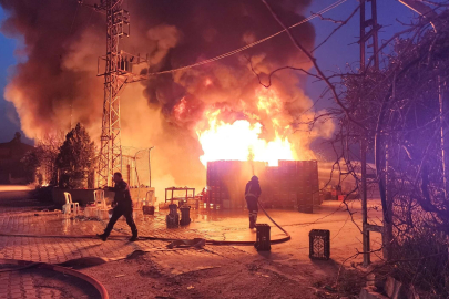 Bursa itfaiyesi gece gündüz iş başında