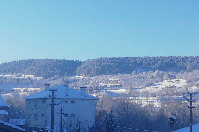 Bursa Keles'te kar yağışı çiftçiyi sevindirdi