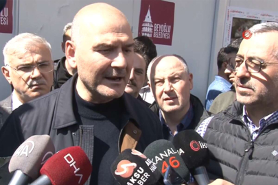Bakan Soylu: 'Hasar durumunu göremeyenler Afet koordinasyon merkezlerimize müracaat etsinler'