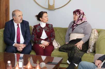 Başkan'dan moral ziyareti