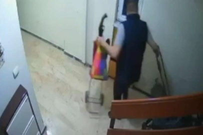 Bursa'da pazar arabası hırsızları güvenlik kameralarından kaçamadı