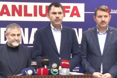 Bakan Kurum: 'Sağlam zeminde inşaat sürecini yürütüyoruz'