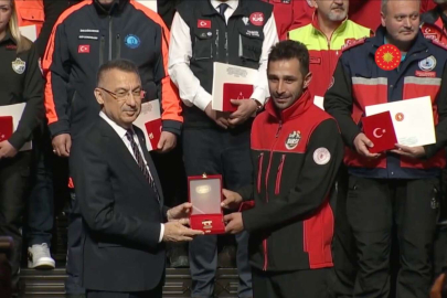 GÜRAK ekibine Devlet Üstün Fedakarlık madalyası