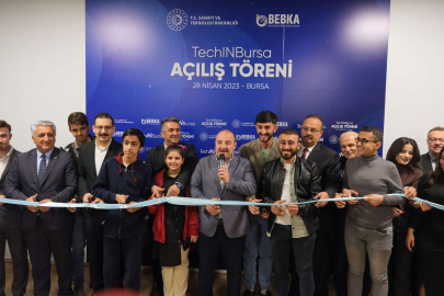 BEBKA’nın girişimcilik merkezi TechINBursa’yı Bakan Varank açtı