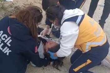 Bursa'da elektrikli scooter süren kız çocuğuna başıboş köpekler saldırdı