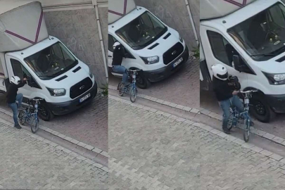 Komedi filmi gibi hırsızlık: Camı patlattı, çaldı yere düşürdü, tekrar alıp kaçtı