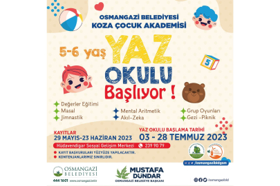 Koza Çocuk Akademi’de kayıtlar başladı