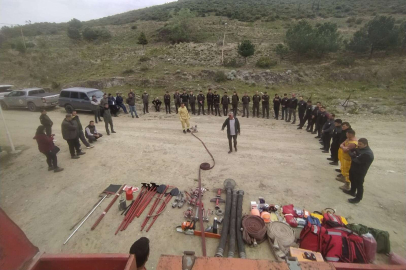 Orman çalışanları yangın söndürme eğitimlerini tamamladı