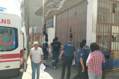 Bursa'da iş yerinde baygın halde bulundu