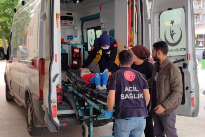 Pencereden düşen bebek yaralandı