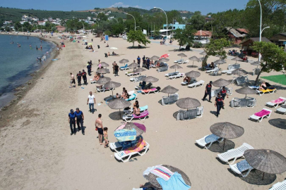 Jandarma ekiplerinden sahillerdeki işgallere karşı denetim