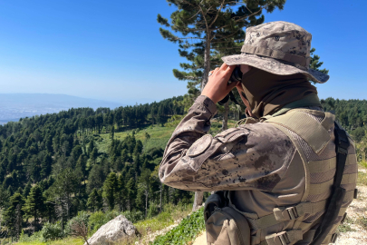 Uludağ'ın ormanlarında yangına karşı dron ve özel harekatlı koruma