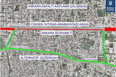 Trafiğe asfalt yenileme düzenlemesi