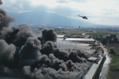 İnegöl’de yangın seferberliği