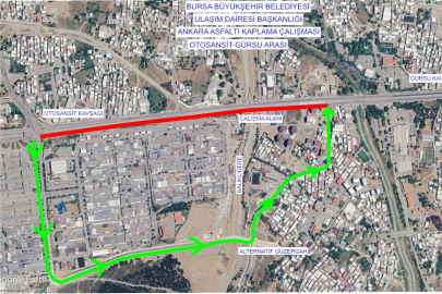 Ankara yolunda trafik düzenlemesi
