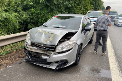 TEM'de zincirleme trafik kazası: 3 yaralı