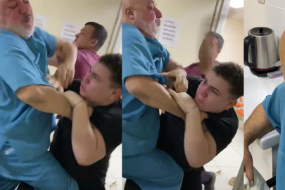 Sağlıkta şiddet bitmiyor! Doktora saldırı kamerada