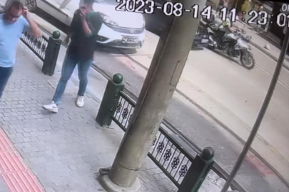 Sürücü trafik polisine böyle çarptı