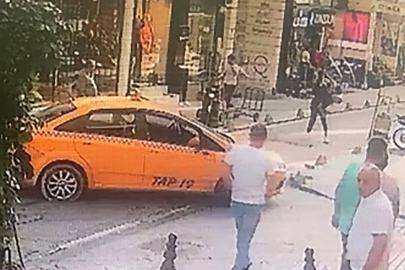 Yol verme tartışmasında taksici bacağından vuruldu