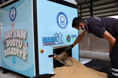 Yıldırım'da atık gıdalar mamaya dönüşüyor