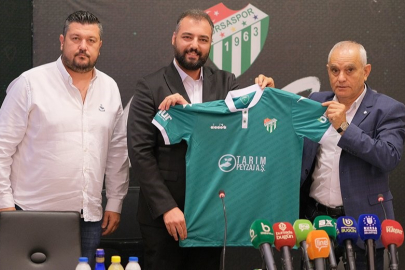 Bursaspor’un forma göğüs sponsoru Tarım ve Peyzaj A.Ş oldu