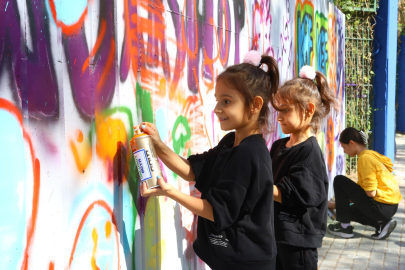 Grafiti meraklıları Hüdavendigar Kent Parkı’nda buluşuyor