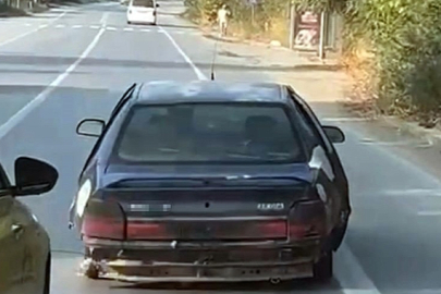 Bu otomobili trafikte görenler dönüp bir daha bakıyor