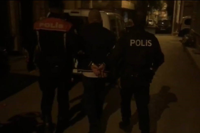 13 yıl hapis cezası bulunan hırsız yorganların arasından çıktı