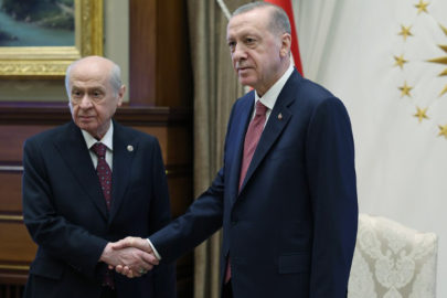 Cumhurbaşkanı Erdoğan, MHP Genel Başkanı Bahçeli’yi kabul etti