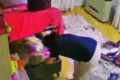 Bursa'da kiracısını soyan ev sahibi kamerada