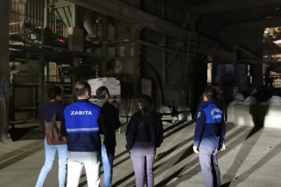 Kestel'deki fabrikalara gece şok baskın