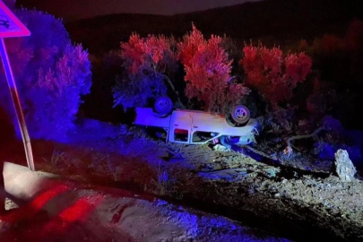 Direksiyon hakimiyetini kaybetti, tarlaya daldı: 1 ölü