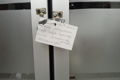 O klinik mühürlendi