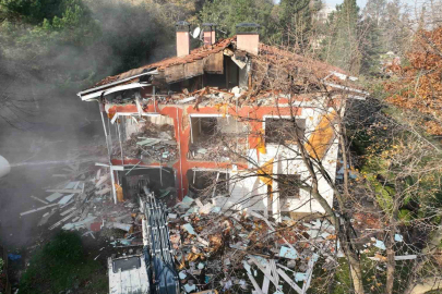 Bursa’da ‘Başkanlık Konutu’ yıkıldı