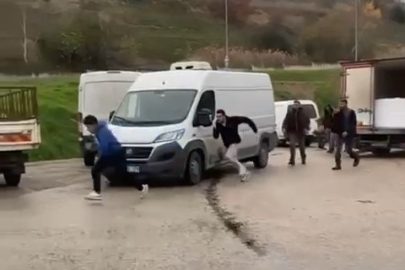 Kovaladığı kişi yakalayıp böyle darp etti