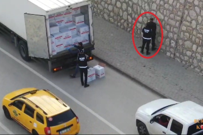 Bursa’da kaçakçılık operasyonu...Milyonlarca makaron ele geçildi