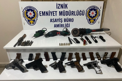 Bursa’da kaçak silah imalatı yapan kişi tutuklandı