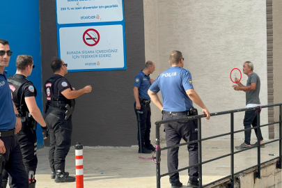 Bursa'nın göbeğinde hareketli saatler.. Kolonya içti, bıçakla kendi kesti