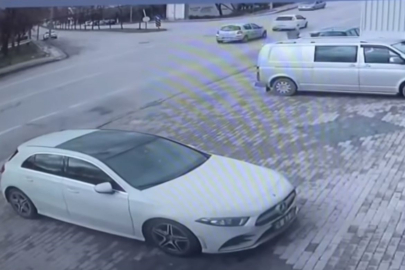 Dalgın sürücünün kaza anı!