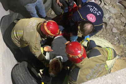 Yük asansörü boşluğuna düşen iş yeri sahibi ağır yaralandı