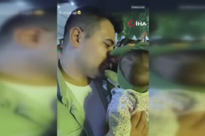 Şehitten geriye, 8 aylık kızı ile dans ettiği görüntü kaldı
