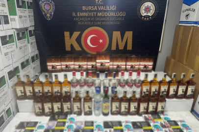 Bursa’da 2024 yılında 9 bin 865 litre sahte alkol ele geçirildi